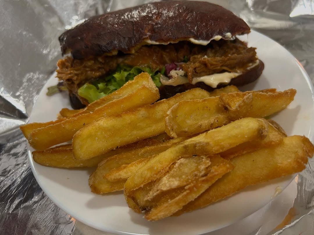 Hamburguesa amb patates